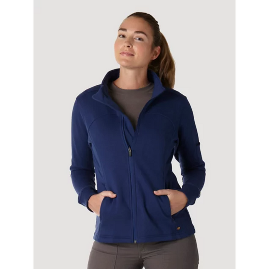 Wrangler Rigs Workwear Womens Work Jacket  Blue Depths