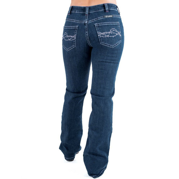 Cowgirl Tuff Women's Freedom Jeans - Medium Wash