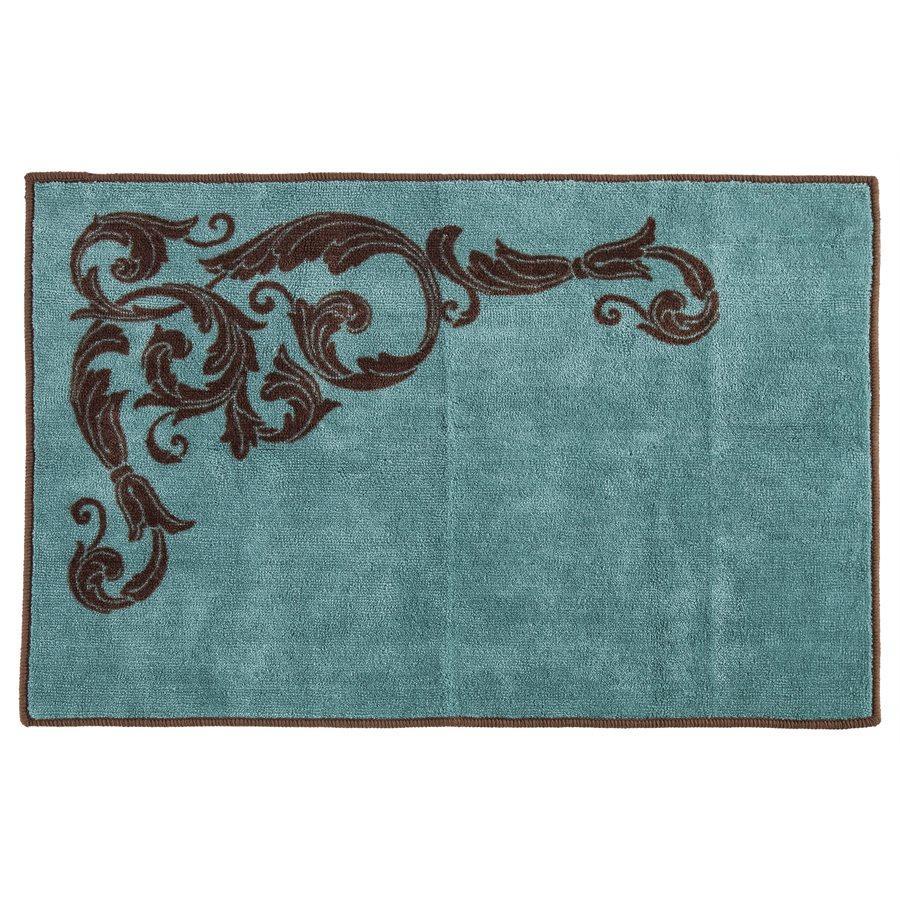 Wyatt Rug, 24" x 36", Turquoise