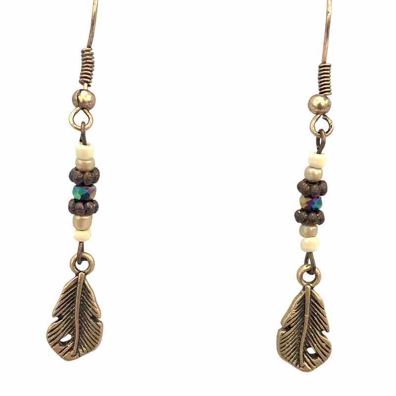 KC Earring Feather