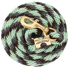 Weaver Leather Poly Lead Rope with Solid Brass 225 Snap - Multiple Colours - Irvine Tack &amp; Western Wear