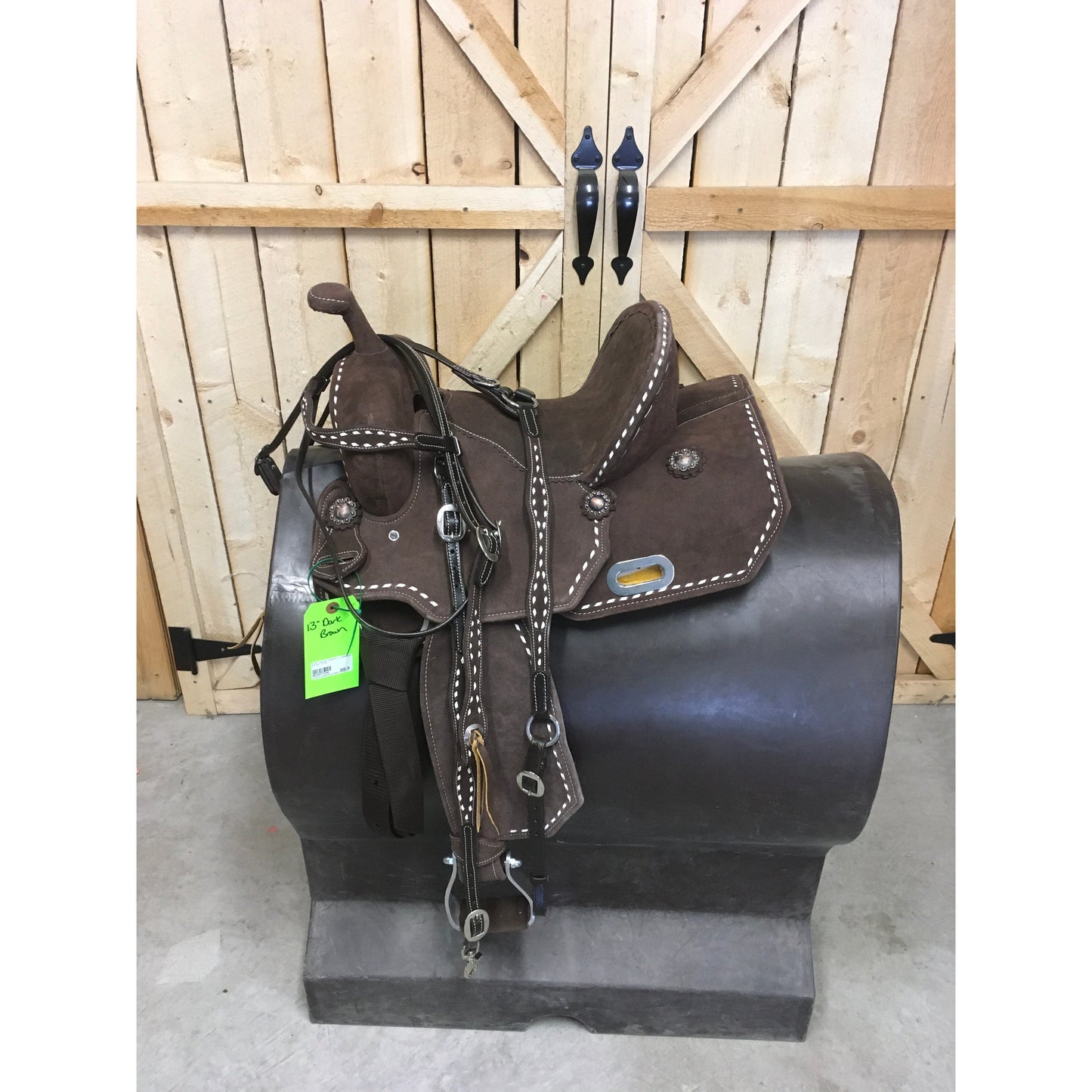 Kids Cloured Saddles w/ Headstall & Wither Strap