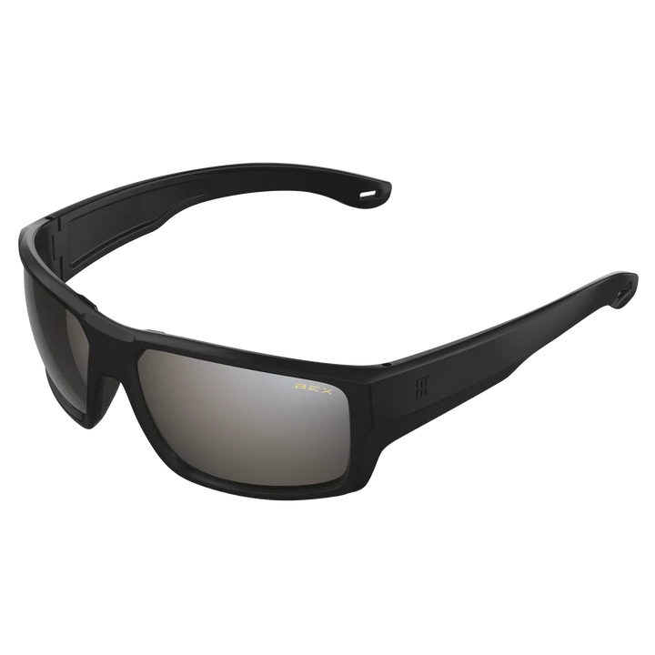 BEX Crusher Sunglasses - Black/Brown (Silver Flash)