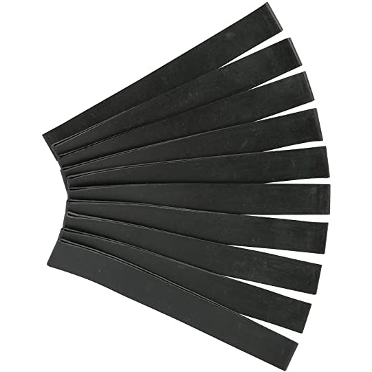 Weaver Leather Dally Wraps 1-1/2"x 8-1/2" - Black