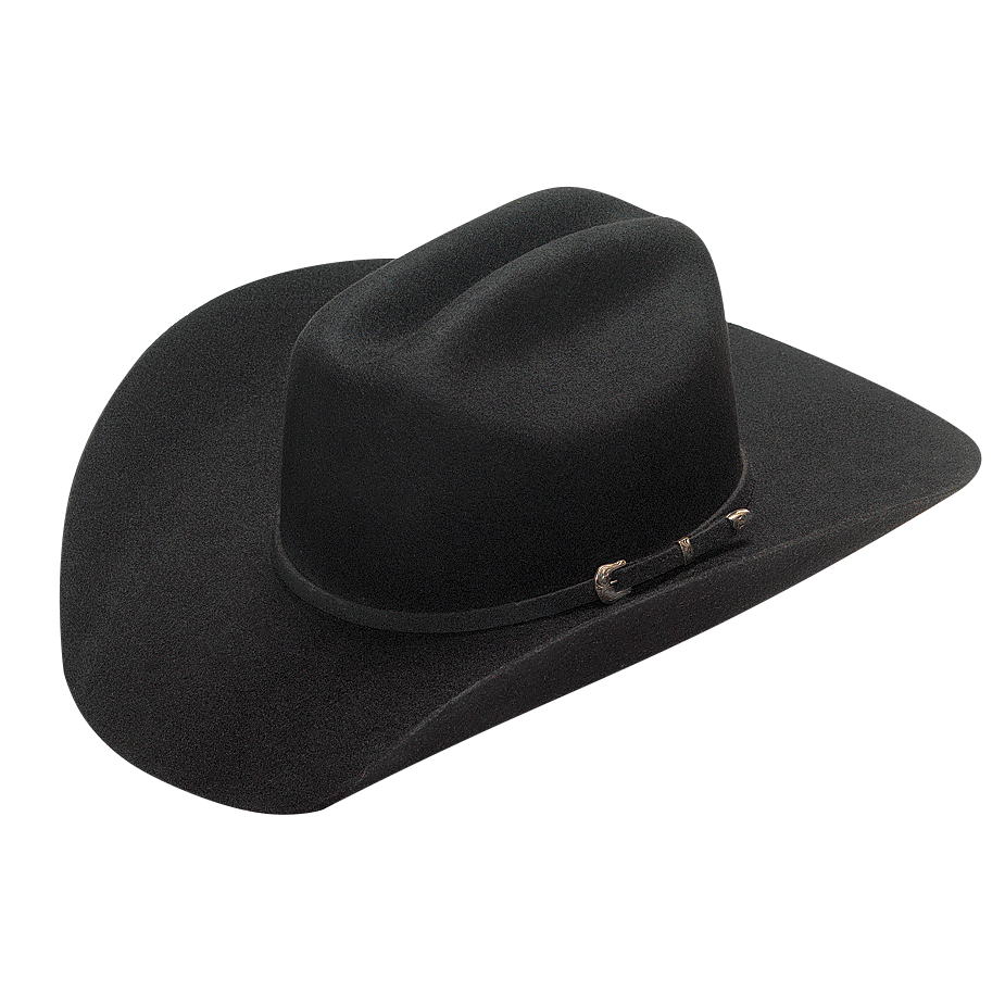 Twister Wool Black Double S Cowboy Hat