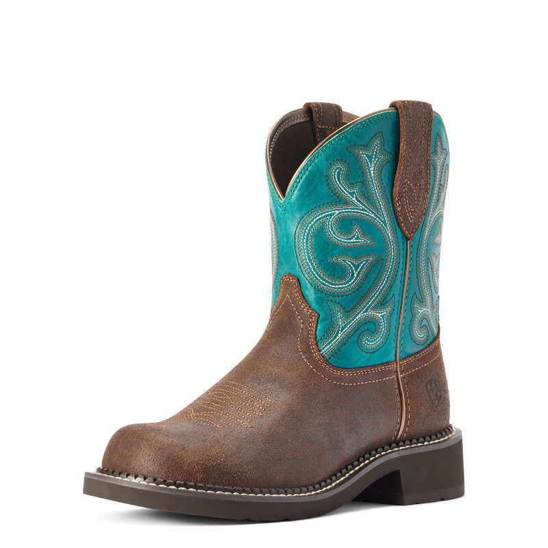 Ariat Womens Fatbaby Heritage Western Boots - Worn Hickory