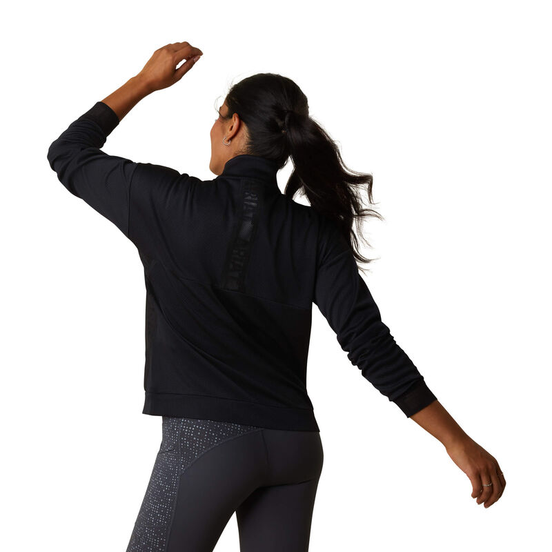 Ariat Womens Breathe 1/2 Zip Sweatshirt - Black