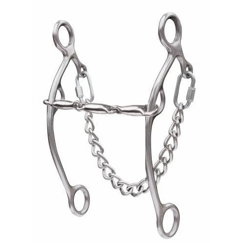 Professional's Choice Lifter Gag 3 Piece Smooth Snaffle Bit