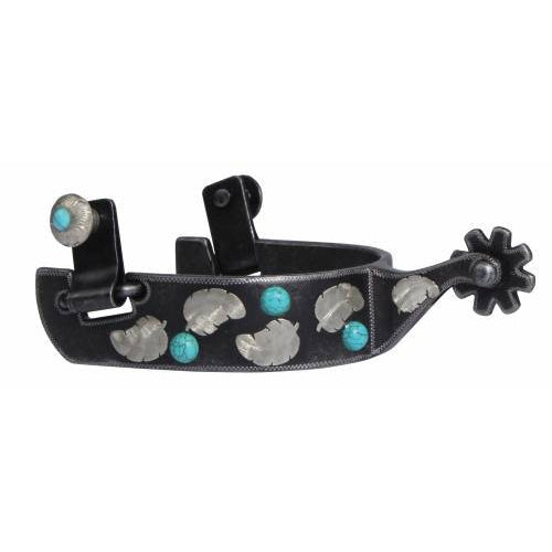 Professional's Choice Turquoise Feather 3/4" Spur