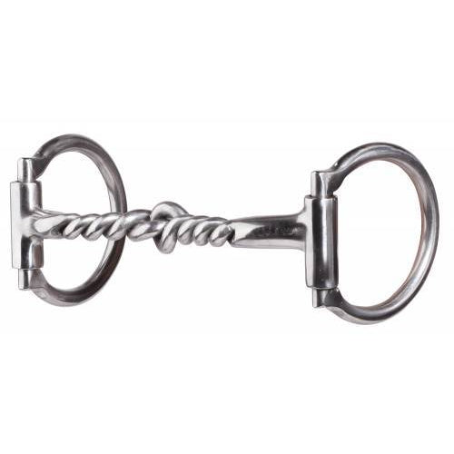Professional's Choice D Ring Half and Half Snaffle Bit