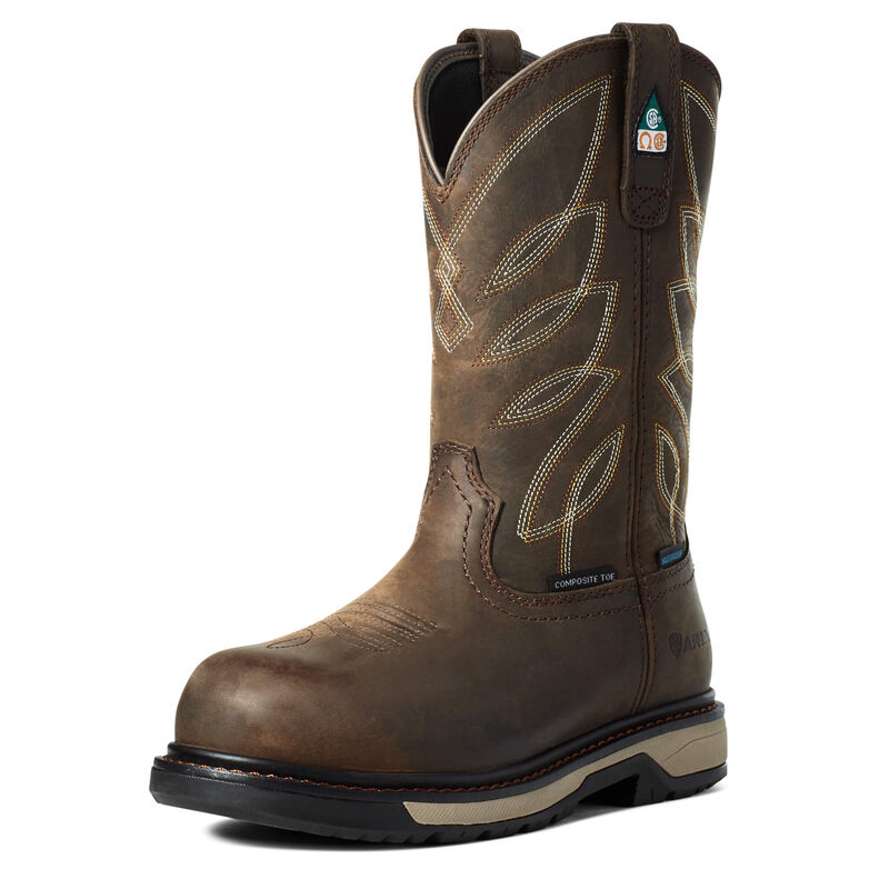 Ariat Women's Riverter CSA H2O Work Boots - Dark Brown