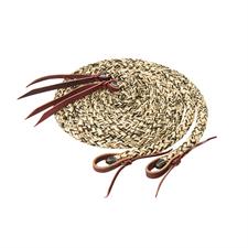 Weaver Silvertip® Hollow Braid Split Rein 5/8" x 8' - Assorted Colours