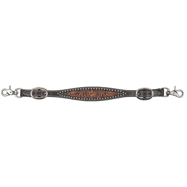 Circle Y Wither Strap -Dark Flash Arizona Flower