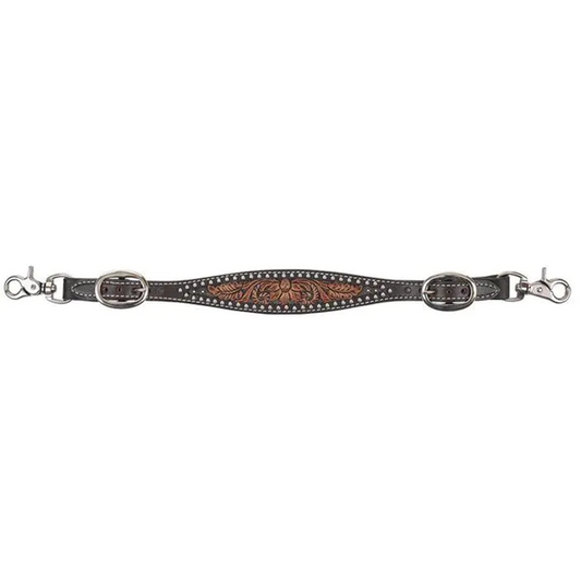 Circle Y Wither Strap -Dark Flash Arizona Flower