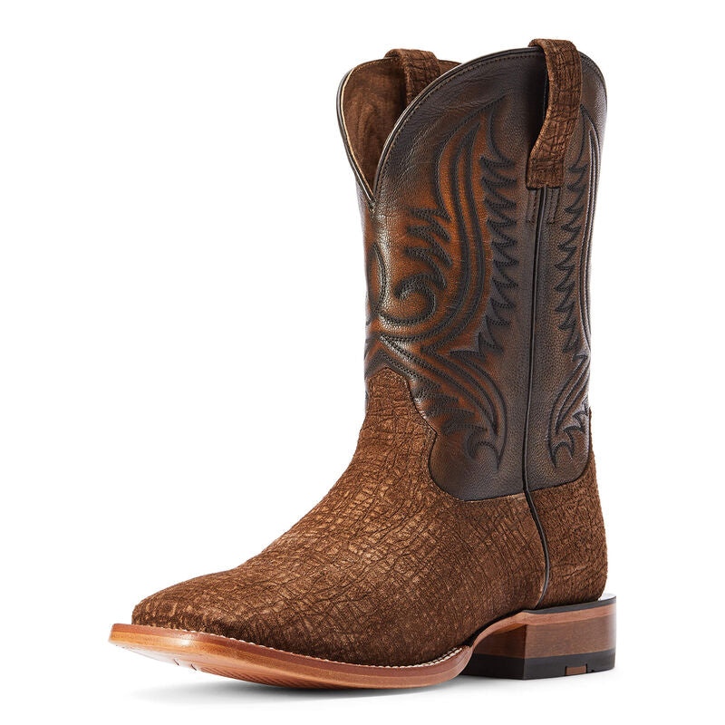 **Ariat Men's Circuit Paxton Western Boots - Antique Tan Hippo Print