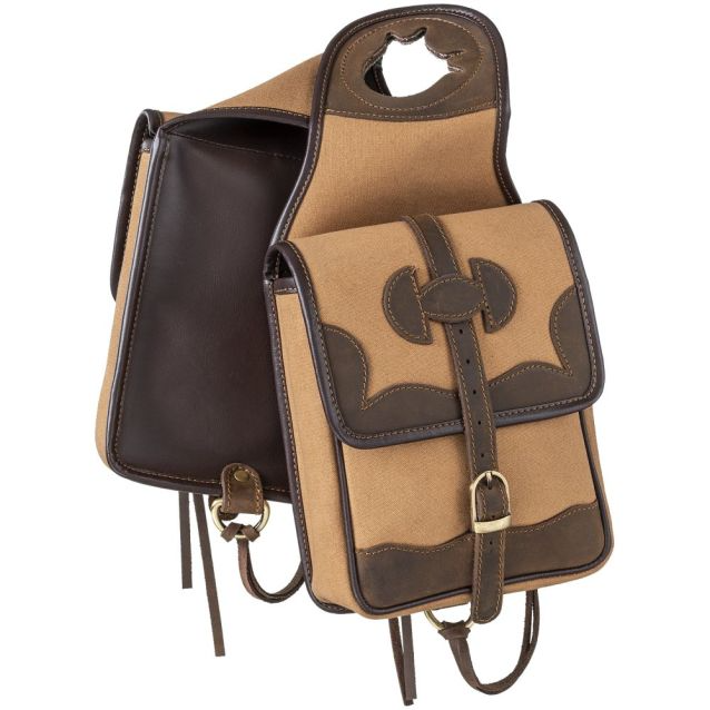 Tough 1 Canvas Horn Bag w/Leather Accents