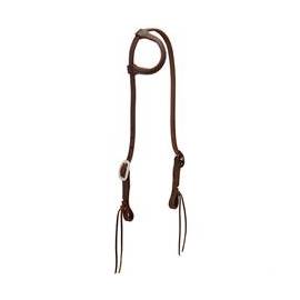 Weaver Single-Ply Pineapple Knot Sliding Ear Headstall, 5/8"