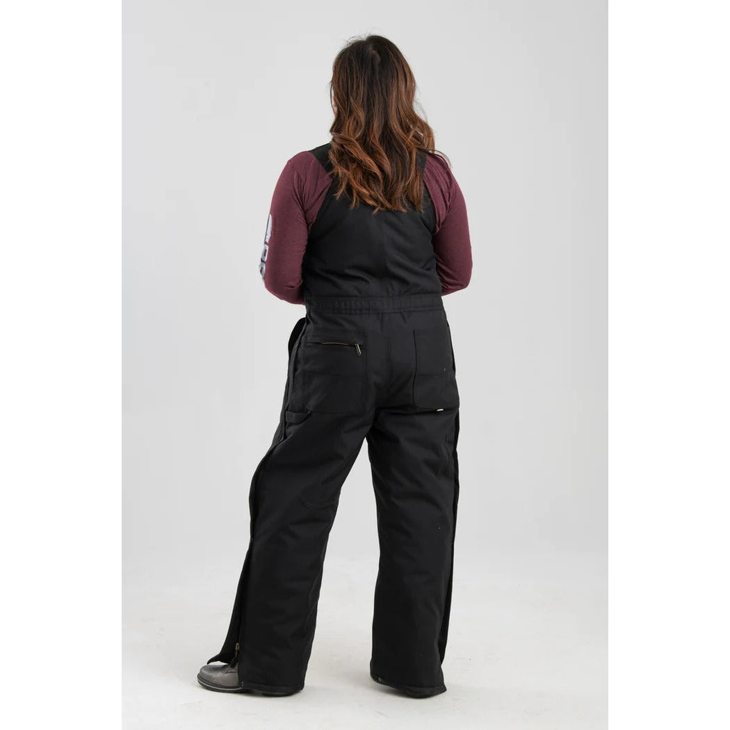 Berne Women's Icecap Insulated Bib Overall - Black