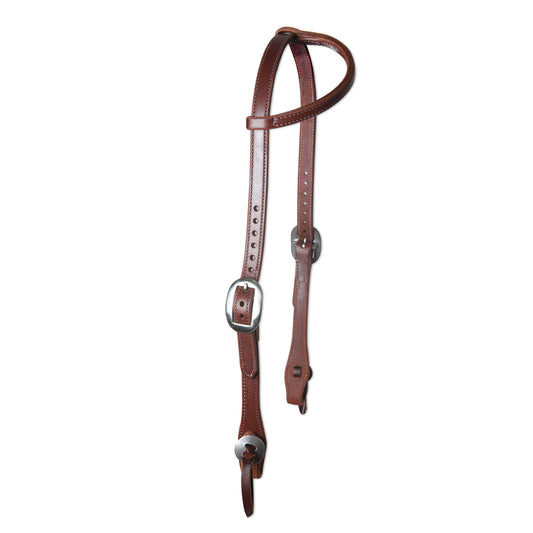 Professional's Choice Ranch 3/4" Single Ear Headstall - EZ Change