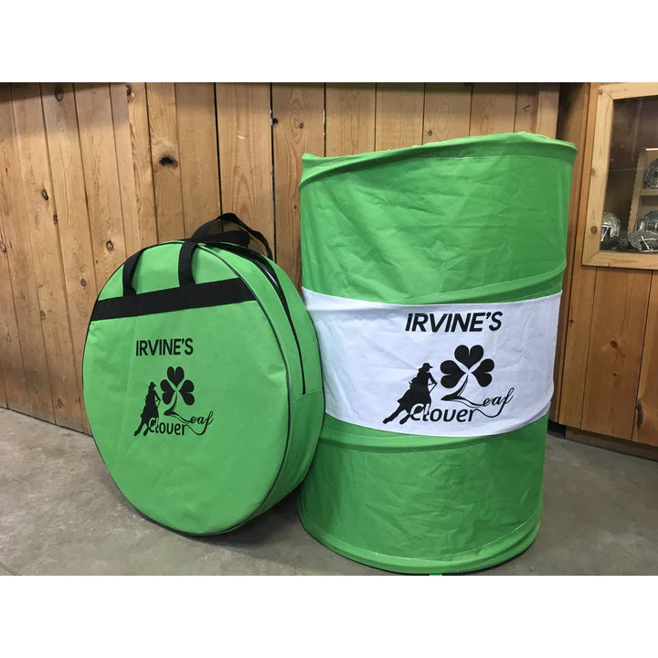 Irvine Pop Up Barrels w/Clover Leaf Logo