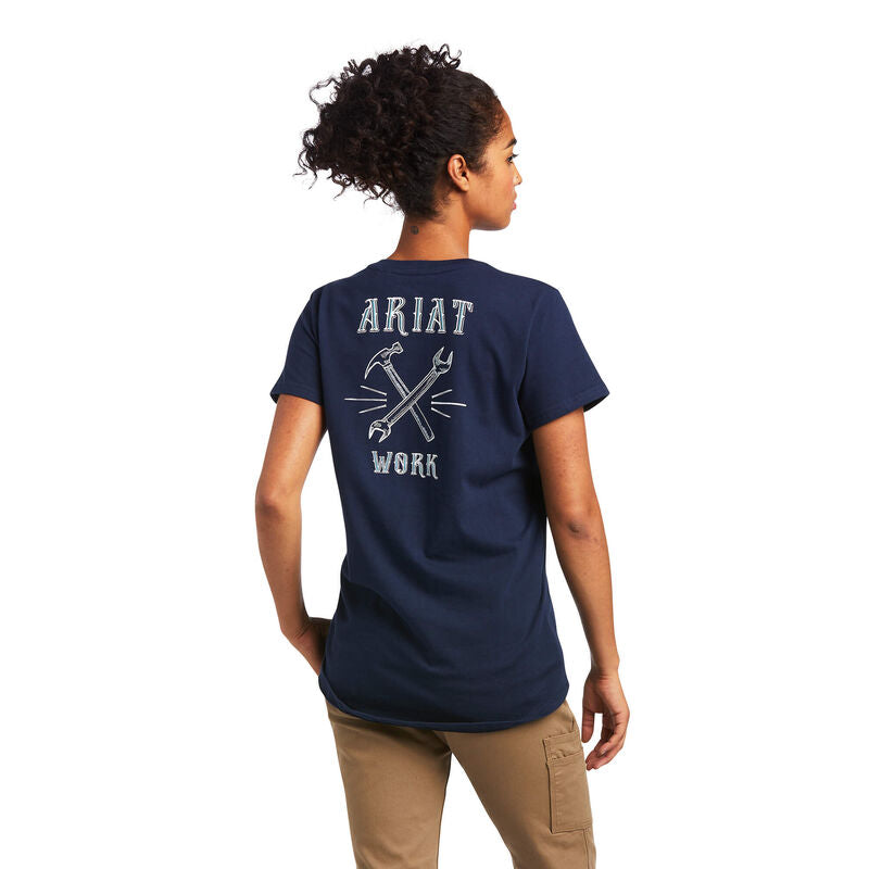 Ariat Women's Cotton Strong Wrench Graphic SS Tee