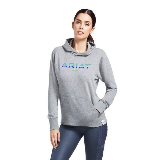 Ariat Women's 3D Logo 2.0 Hoodie - Heather Grey