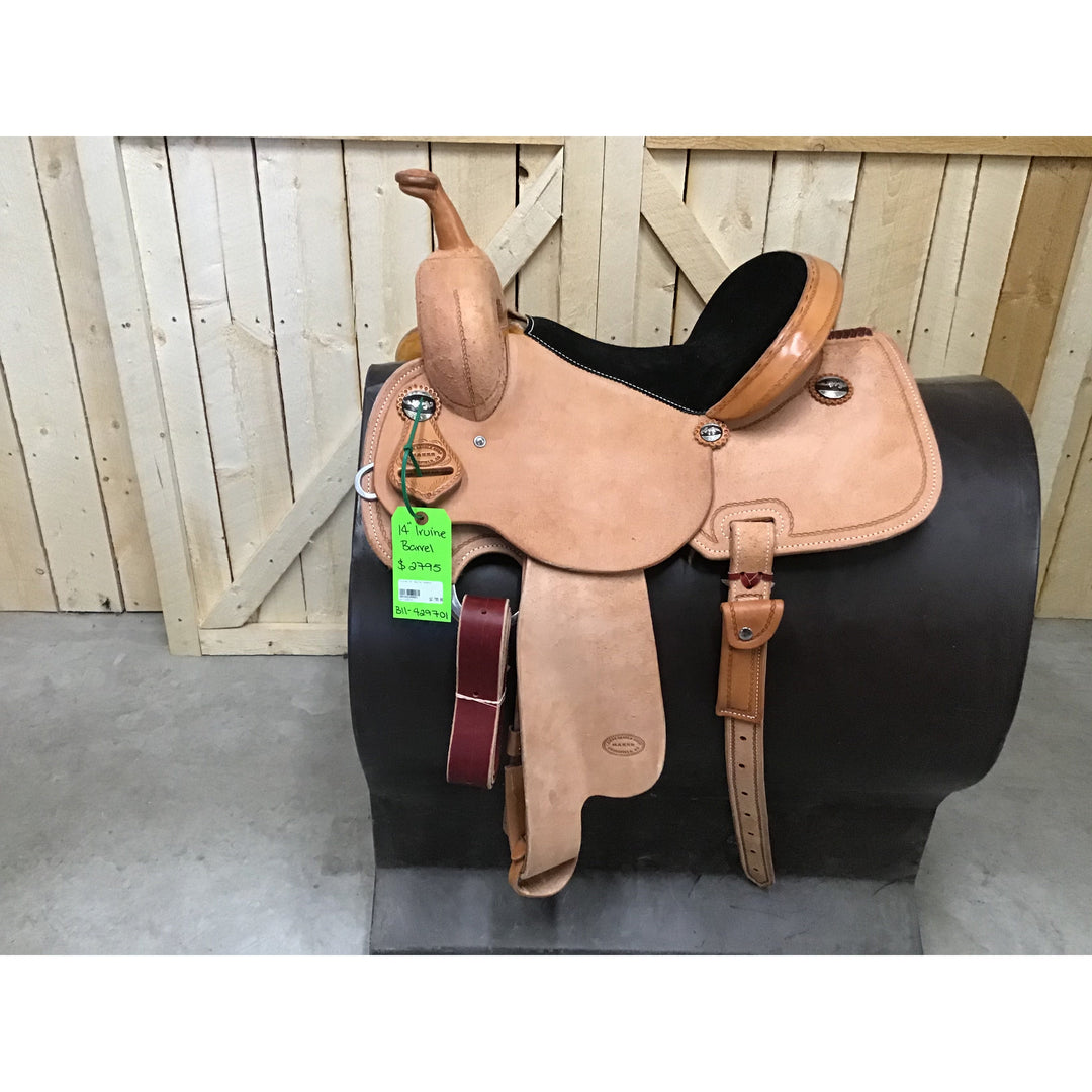 Irvine 14" Barrel Saddle