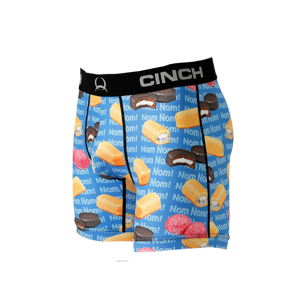 Cinch Men's 6" Snack Boxer Briefs - Blue