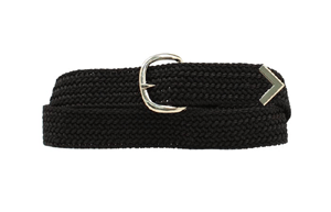 Nocona Machine Woven Braided Belt - XL Black