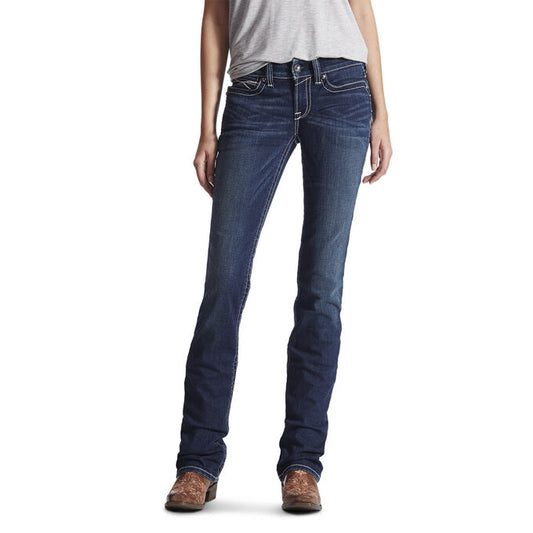 **Ariat REAL Straight Leg Women's Jeans - Icon Ocean