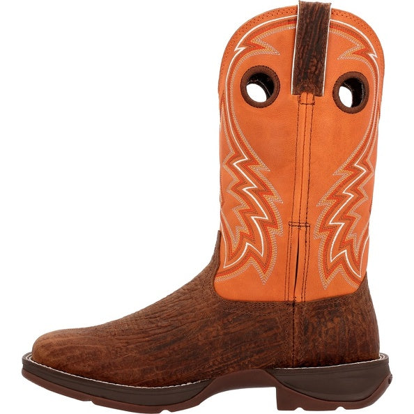 **Durango Men's Brown 12" Western Cedar Bark and Monarch