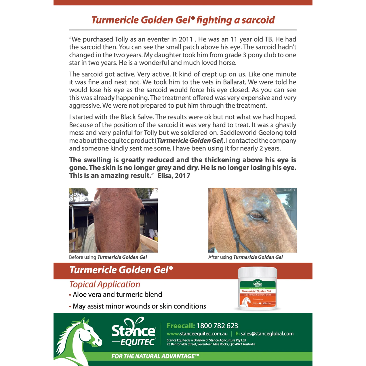 StanceEQ Tumericle Golden Gel