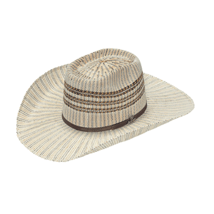 Ariat Bangora Western Hat - Natural/Chocolate Band