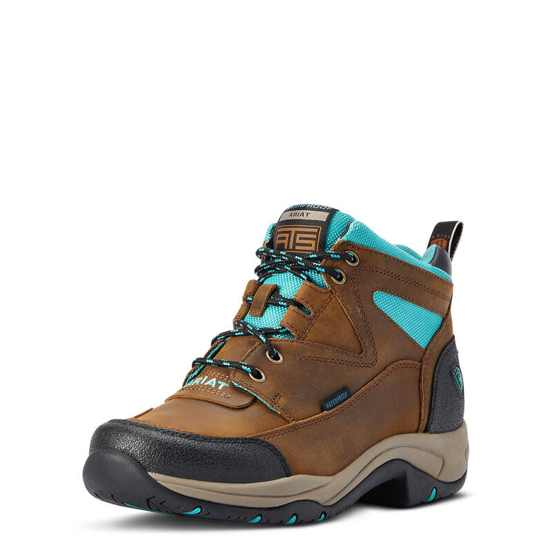 **Ariat Women's Terrain Waterproof Boots - Weathered Brown