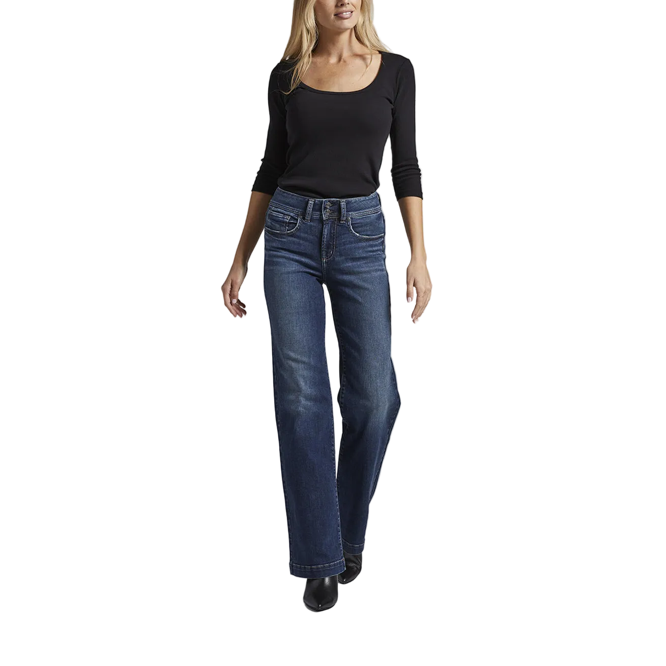 Silver Women's Avery High Rise Trousers - Irvine Tack & Western Wear