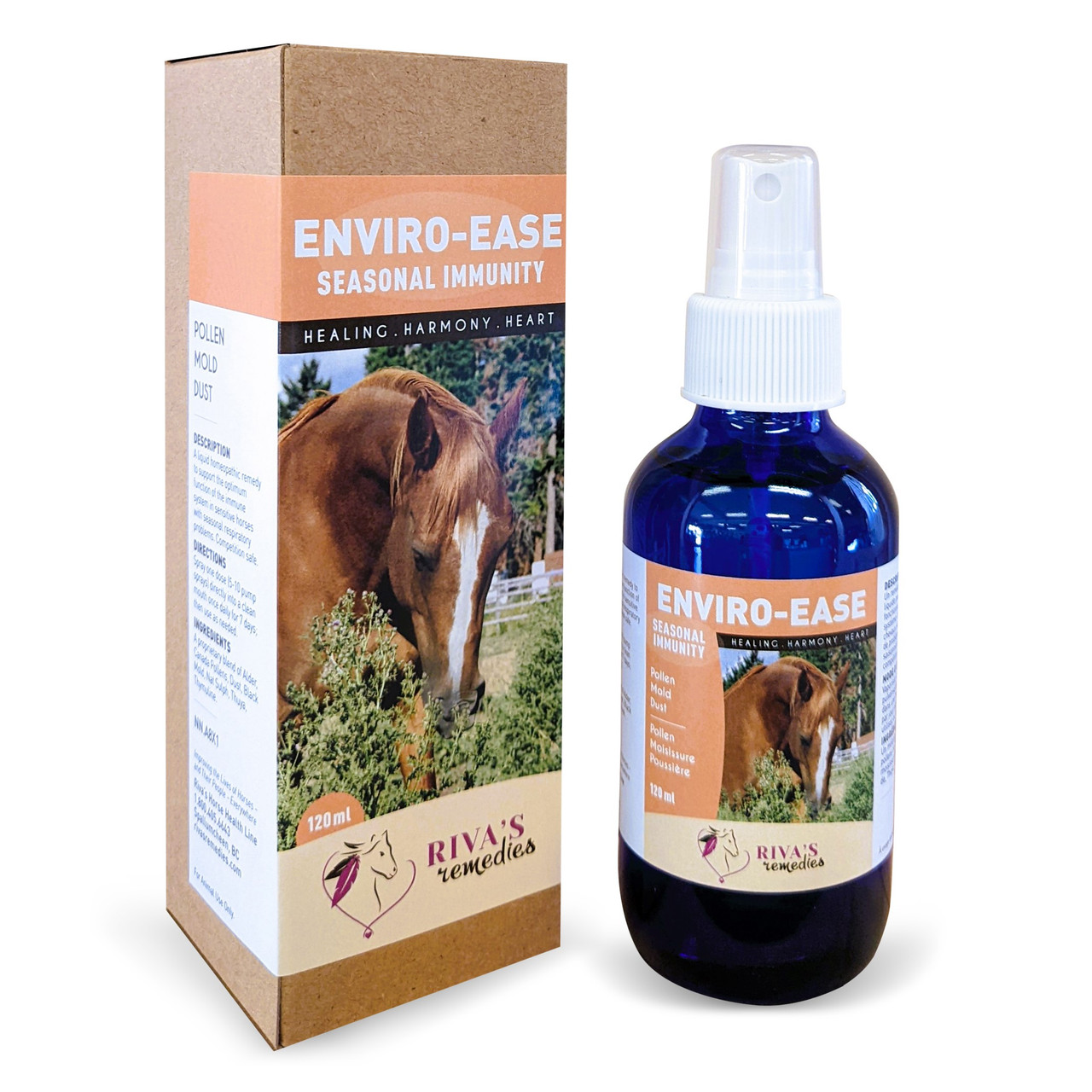 Riva's Remedies Equine Enviro-Ease - 120ml