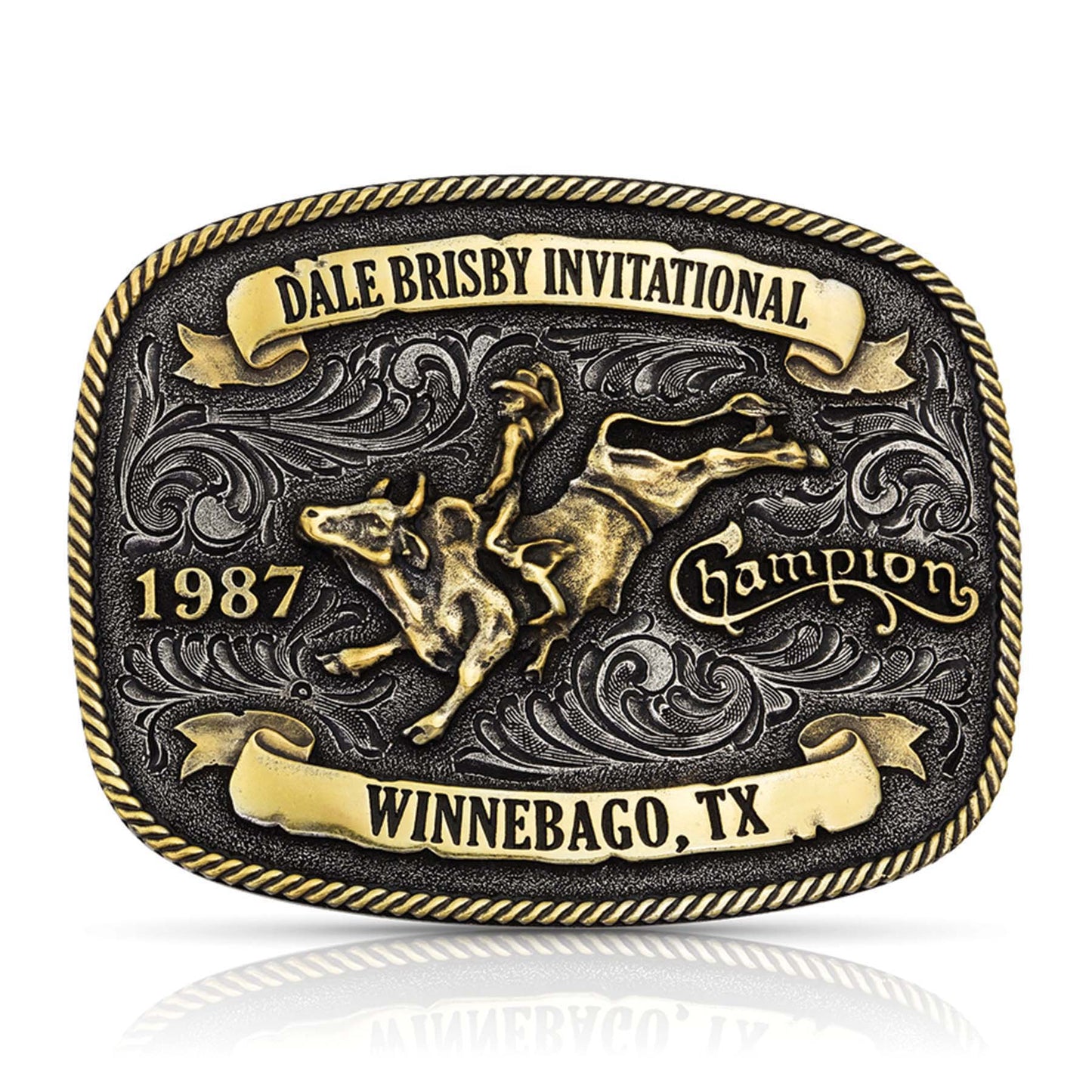 Montana Silversmith Dale Brisby Invitational 1987 Trophy Buckle