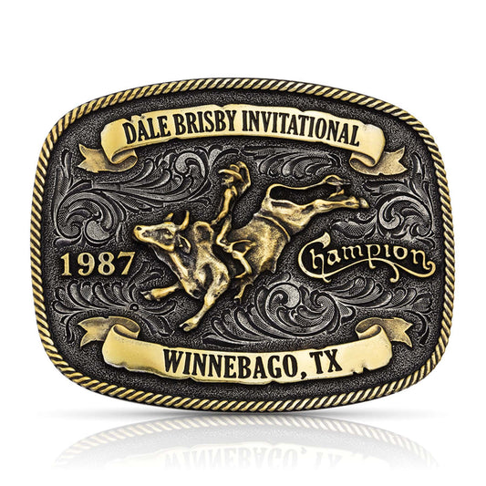 Montana Silversmith Dale Brisby Invitational 1987 Trophy Buckle
