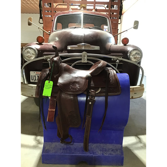 Irvine Rough Creek Custom 16" Cutting Saddle