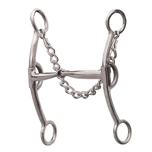 Professional's Choice Derby 6.75" Smooth Snaffle Bit