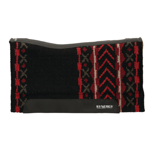 Weaver Synergy Contoured Performance Saddle Pad w/Merino Fleece - 33x38