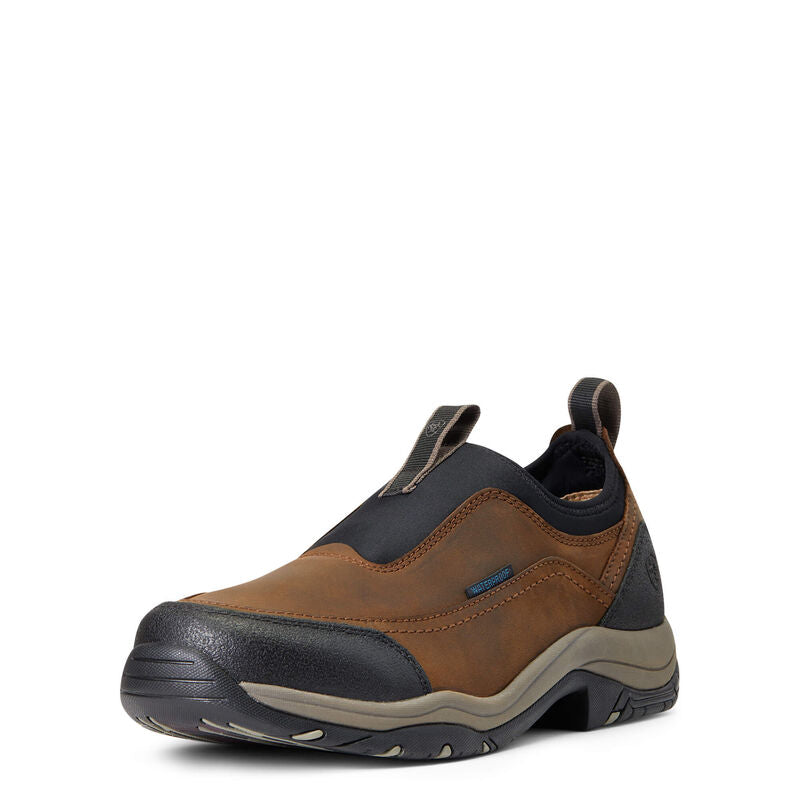 Ariat Mens Terrian Ease Waterproof Shoes - Oily Distressed Brown