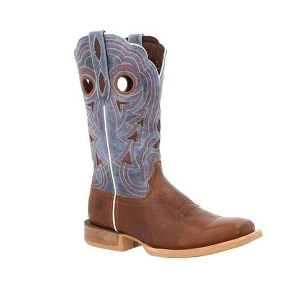 Durango Women's Rebel Pro 12" Boots - Golden Brown & Periwinkle