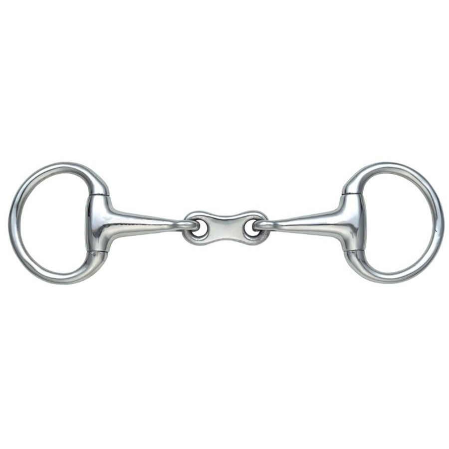 Shires Double Jointed French Link Eggbutt Snaffle Bit - Irvine Tack & Western Wear