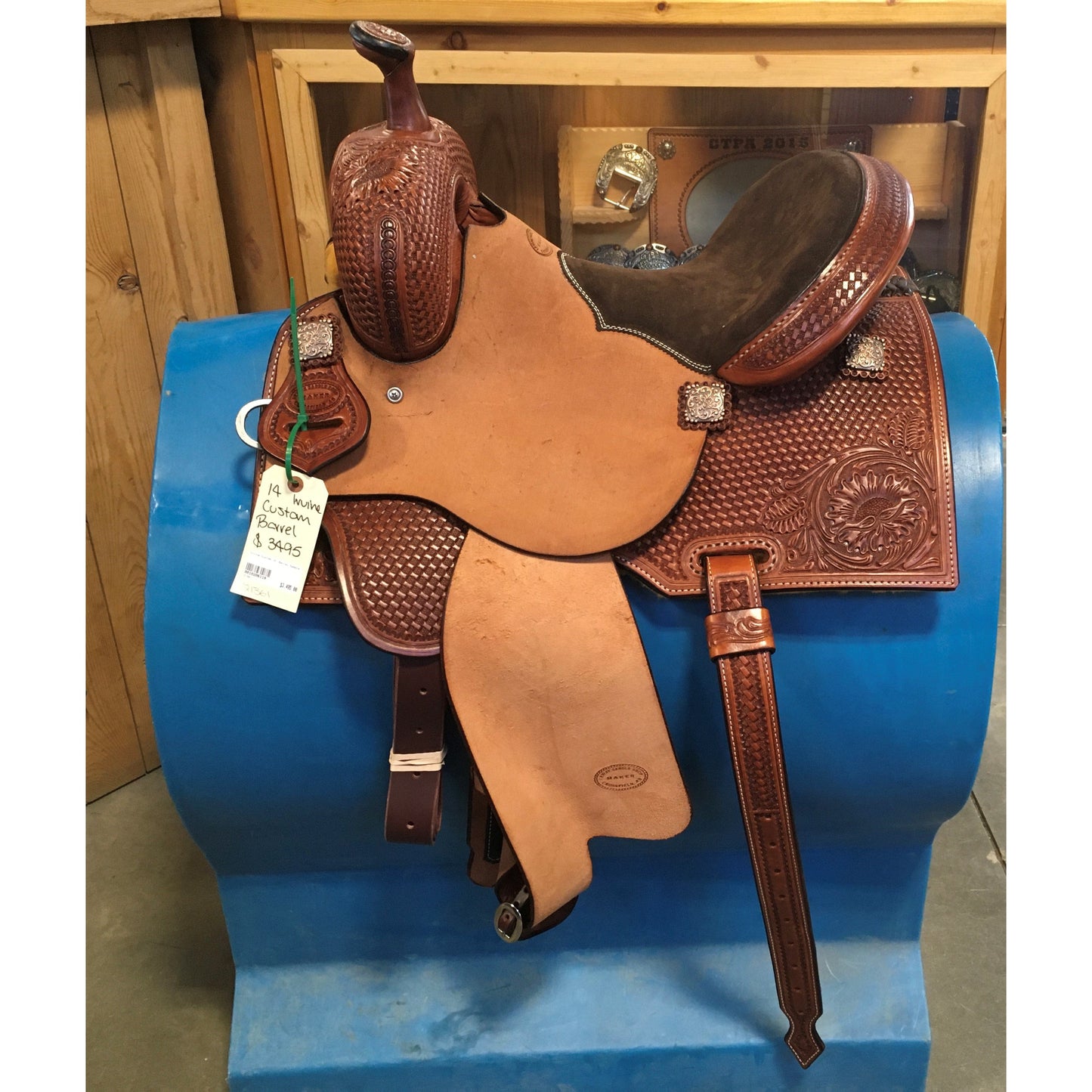 Irvine Custom 14" Barrel Saddle