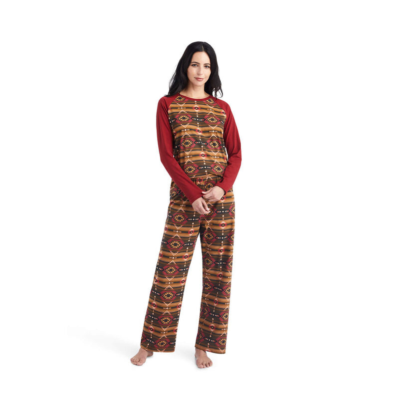 Ariat Womens Pajama Set SW Style Print