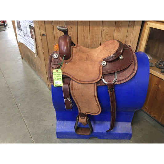 Irvine 15.5" Bull Dogging Saddle