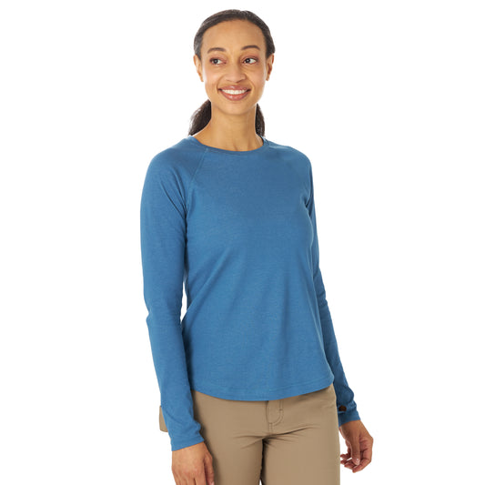 Wrangler Women's Riggs Performance Tee-Blue