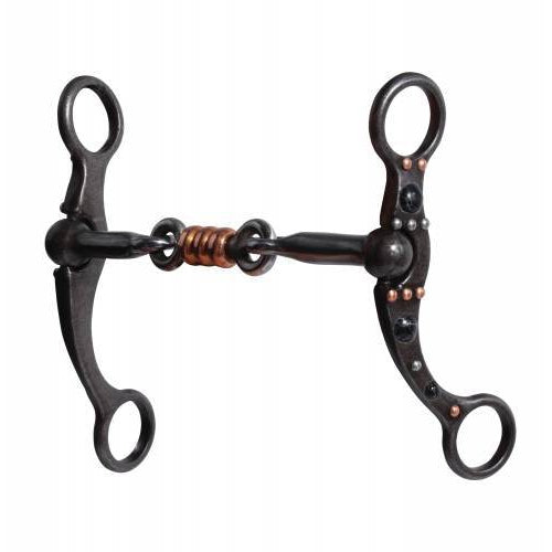 Professional's Choice Dot Shank Dogbone Bit - Black - Irvine Tack & Western Wear