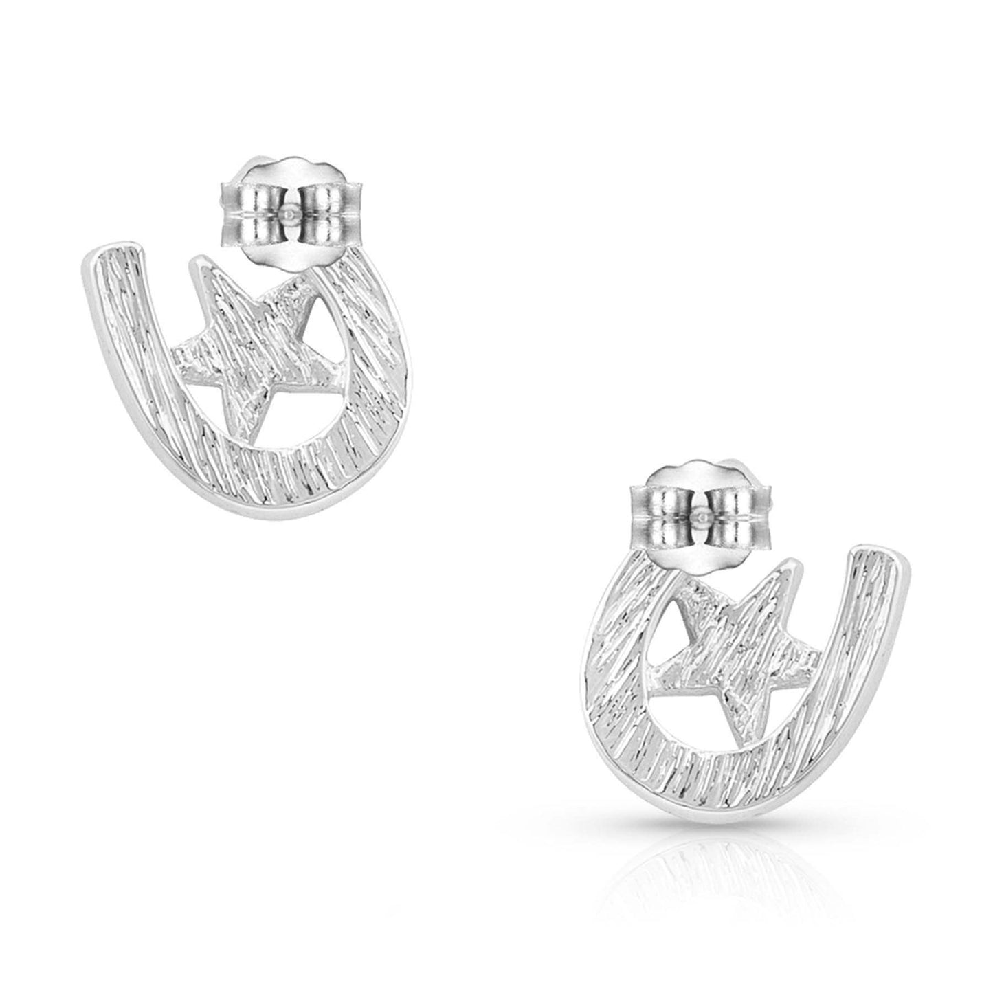 Montana Silversmiths Small Stars & Horseshoe Post Earrings